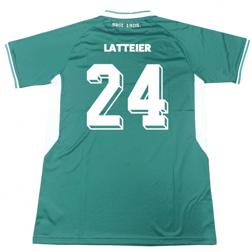 Danxen Män Tim Latteier #24 Grön Vit Hemmatröja Matchtröjor 2025/26 Tröjor T-Tröja