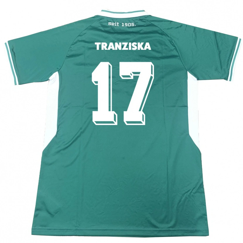 Danxen Män Jakob Tranziska #17 Grön Vit Hemmatröja Matchtröjor 2025/26 Tröjor T-Tröja