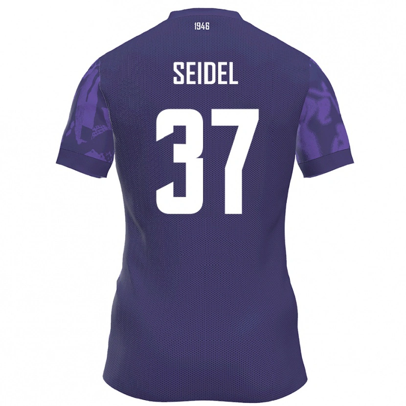 Danxen Män Paul Seidel #37 Lila Vit Hemmatröja Matchtröjor 2025/26 Tröjor T-Tröja