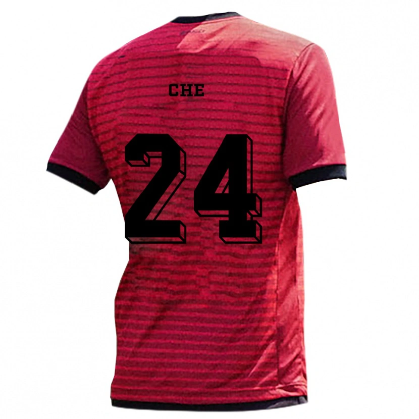 Danxen Män Neo Che #24 Röd Svart Hemmatröja Matchtröjor 2025/26 Tröjor T-Tröja