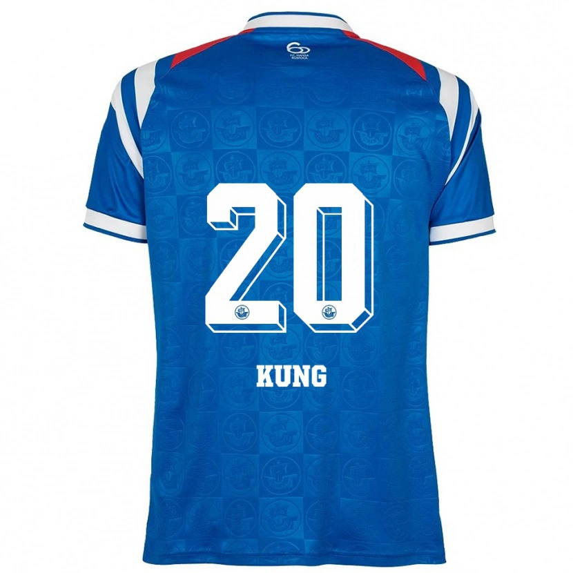 Danxen Män Loretta Kung #20 Blå Vit Röd Hemmatröja Matchtröjor 2025/26 Tröjor T-Tröja