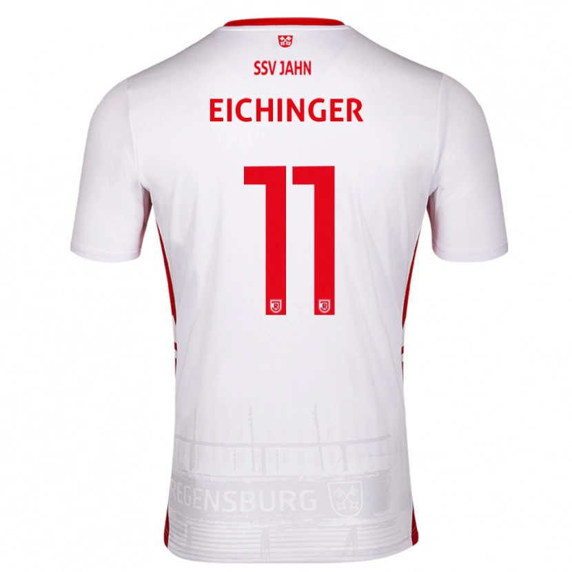 Danxen Män Noel Eichinger #11 Vit Röd Hemmatröja Matchtröjor 2025/26 Tröjor T-Tröja