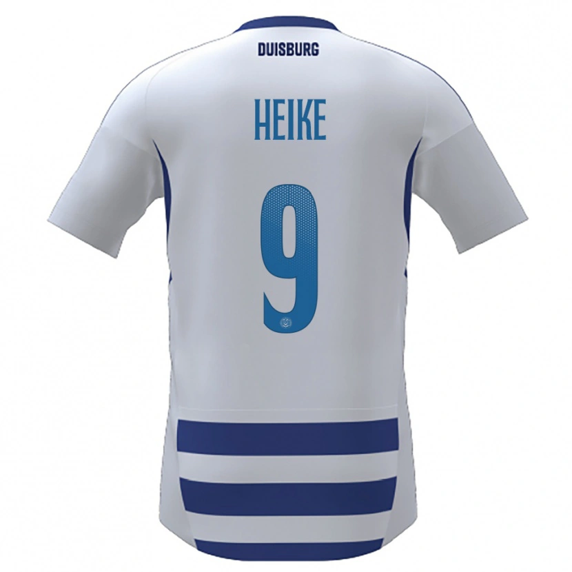 Danxen Män Tim Heike #9 Vit Blå Hemmatröja Matchtröjor 2025/26 Tröjor T-Tröja