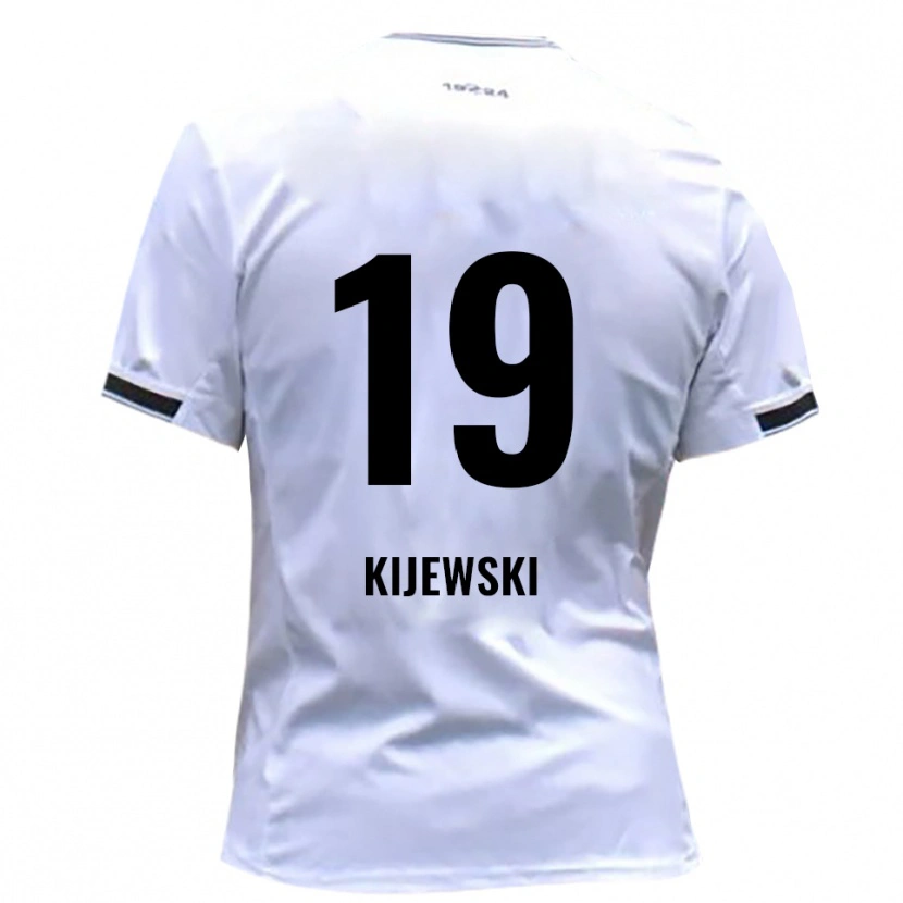 Danxen Män Niko Kijewski #19 Vit Röd Hemmatröja Matchtröjor 2025/26 Tröjor T-Tröja