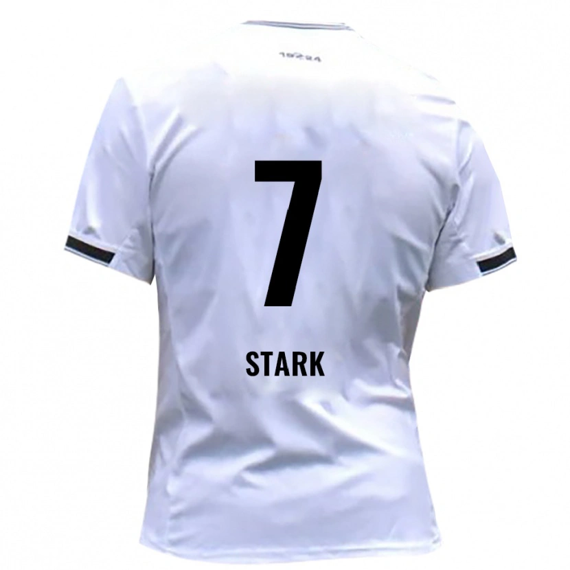 Danxen Män Julian Stark #7 Vit Röd Hemmatröja Matchtröjor 2025/26 Tröjor T-Tröja