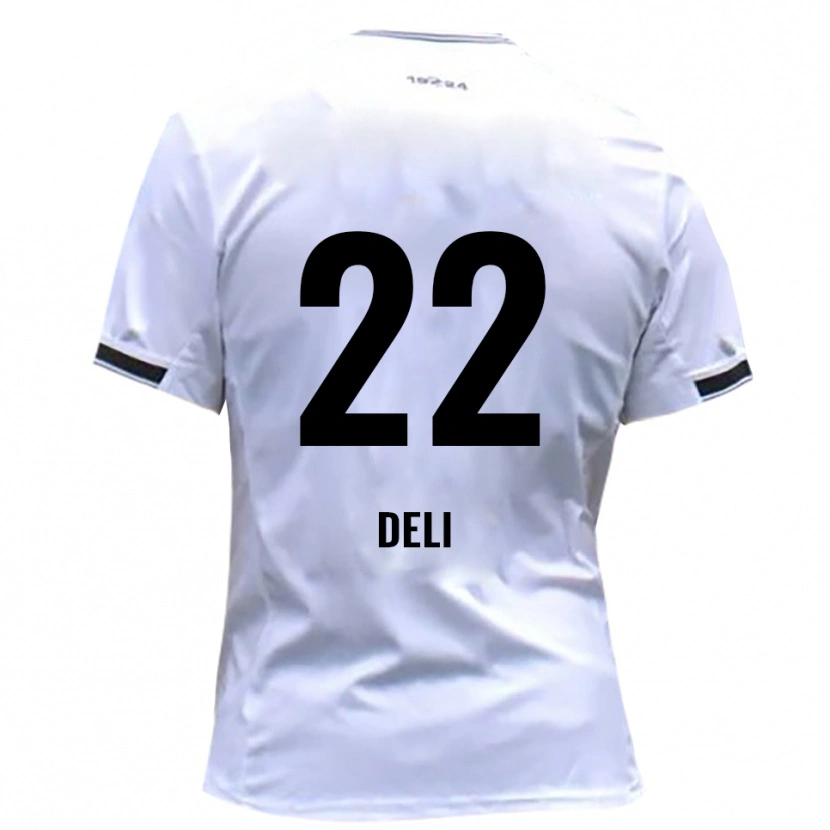 Danxen Män Levin Deli #22 Vit Röd Hemmatröja Matchtröjor 2025/26 Tröjor T-Tröja