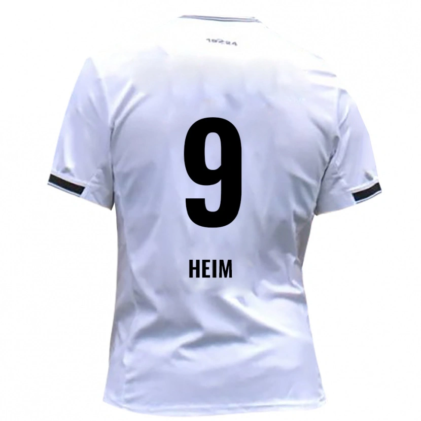 Danxen Män Noah Heim #9 Vit Röd Hemmatröja Matchtröjor 2025/26 Tröjor T-Tröja