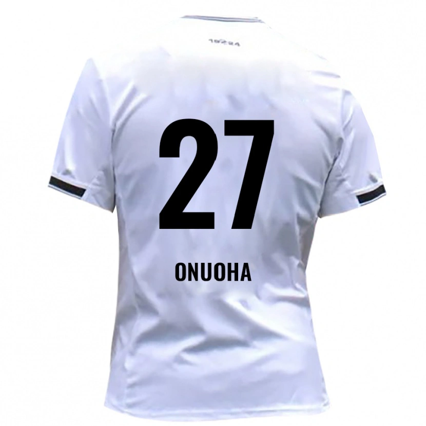 Danxen Män Chilohem Onuoha #27 Vit Röd Hemmatröja Matchtröjor 2025/26 Tröjor T-Tröja