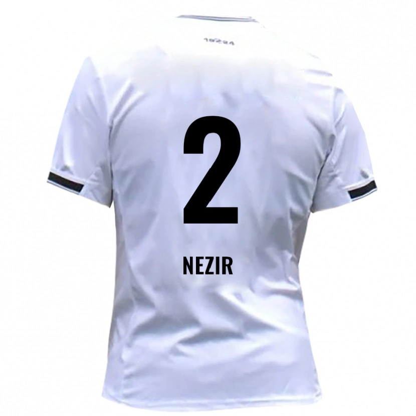 Danxen Män Adrian Nezir #2 Vit Röd Hemmatröja Matchtröjor 2025/26 Tröjor T-Tröja