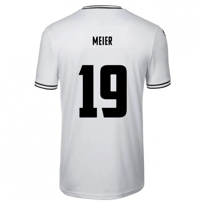 Danxen Män Jonathan Meier #19 Vit Svart Hemmatröja Matchtröjor 2025/26 Tröjor T-Tröja
