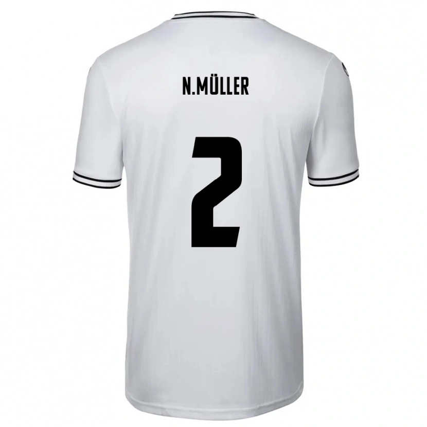 Danxen Män Nico Müller #2 Vit Svart Hemmatröja Matchtröjor 2025/26 Tröjor T-Tröja