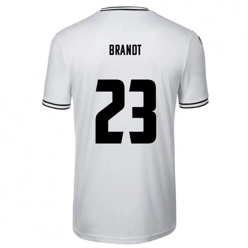 Danxen Män Max Brandt #23 Vit Svart Hemmatröja Matchtröjor 2025/26 Tröjor T-Tröja