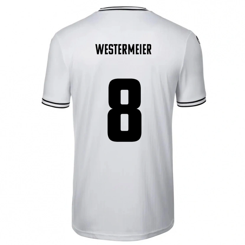 Danxen Män Ben Westermeier #8 Vit Svart Hemmatröja Matchtröjor 2025/26 Tröjor T-Tröja