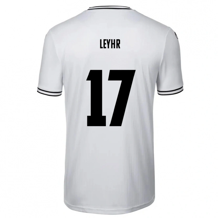 Danxen Män Tobias Leyhr #17 Vit Svart Hemmatröja Matchtröjor 2025/26 Tröjor T-Tröja