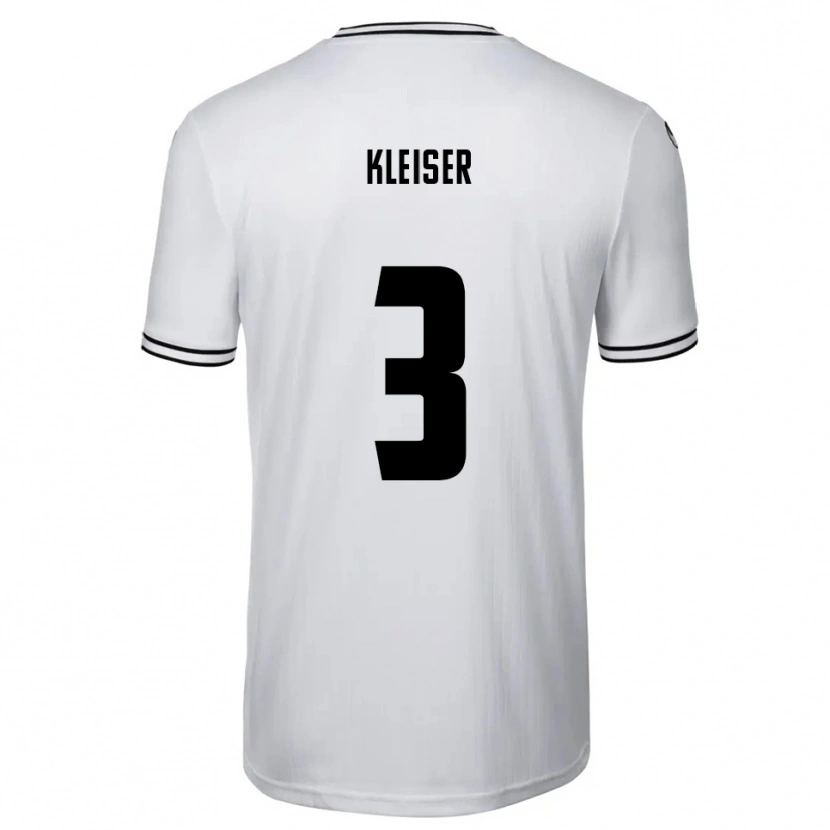 Danxen Män Noah Kleiser #3 Vit Svart Hemmatröja Matchtröjor 2025/26 Tröjor T-Tröja