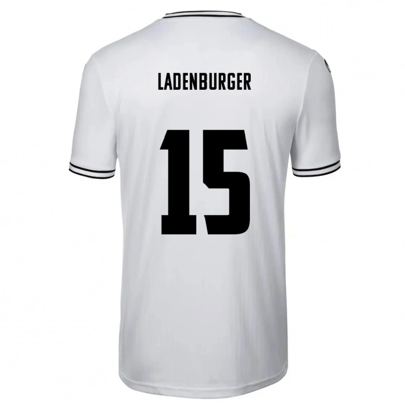 Danxen Män Linus Ladenburger #15 Vit Svart Hemmatröja Matchtröjor 2025/26 Tröjor T-Tröja
