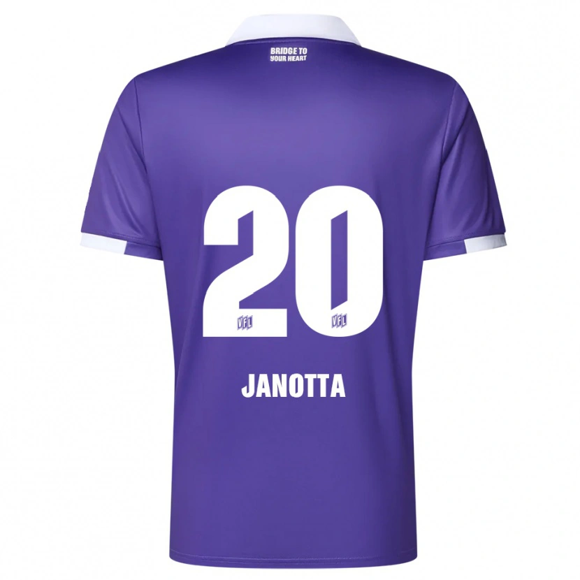 Danxen Män Theo Janotta #20 Lila Vit Hemmatröja Matchtröjor 2025/26 Tröjor T-Tröja