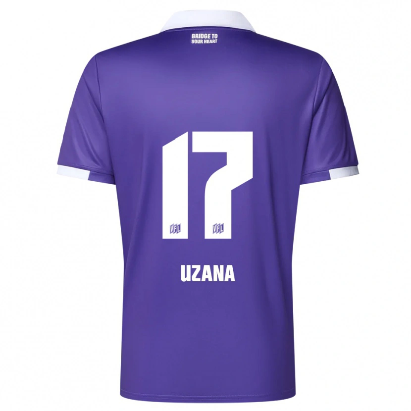 Danxen Män Sebastian Uzana #17 Lila Vit Hemmatröja Matchtröjor 2025/26 Tröjor T-Tröja
