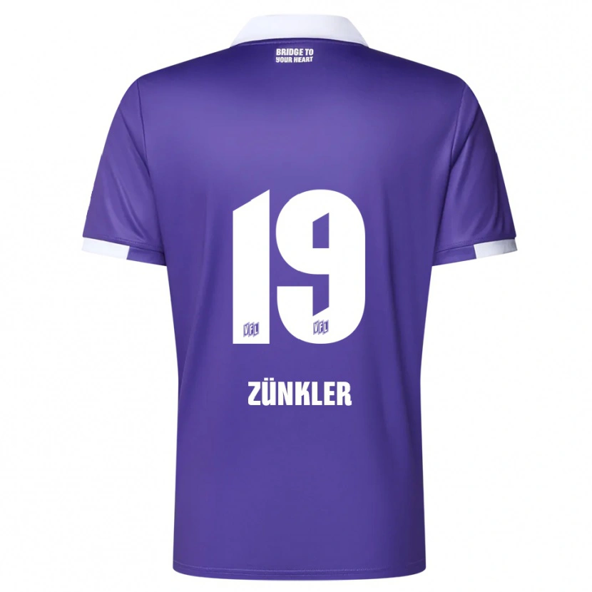 Danxen Män Bernd Zünkler #19 Lila Vit Hemmatröja Matchtröjor 2025/26 Tröjor T-Tröja