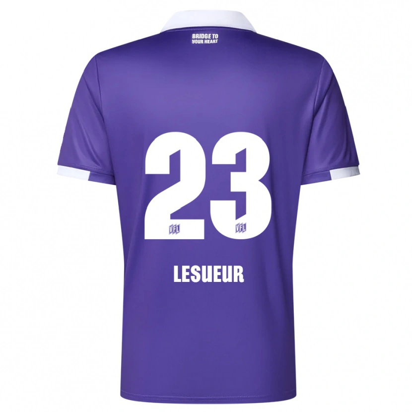 Danxen Män Tony Lesueur #23 Lila Vit Hemmatröja Matchtröjor 2025/26 Tröjor T-Tröja