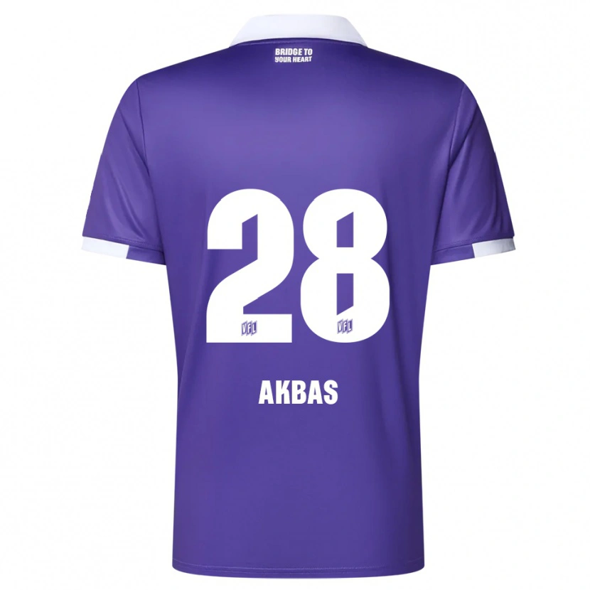 Danxen Män Can Akbas #28 Lila Vit Hemmatröja Matchtröjor 2025/26 Tröjor T-Tröja