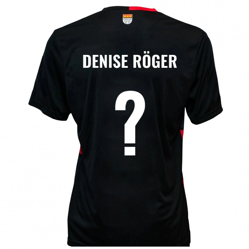 Danxen Män Kim Denise Röger #0 Svart Röd Hemmatröja Matchtröjor 2025/26 Tröjor T-Tröja