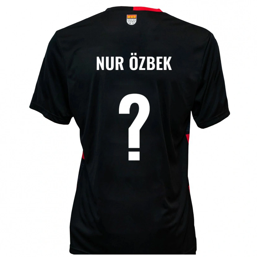Danxen Män Irem Nur Özbek #0 Svart Röd Hemmatröja Matchtröjor 2025/26 Tröjor T-Tröja