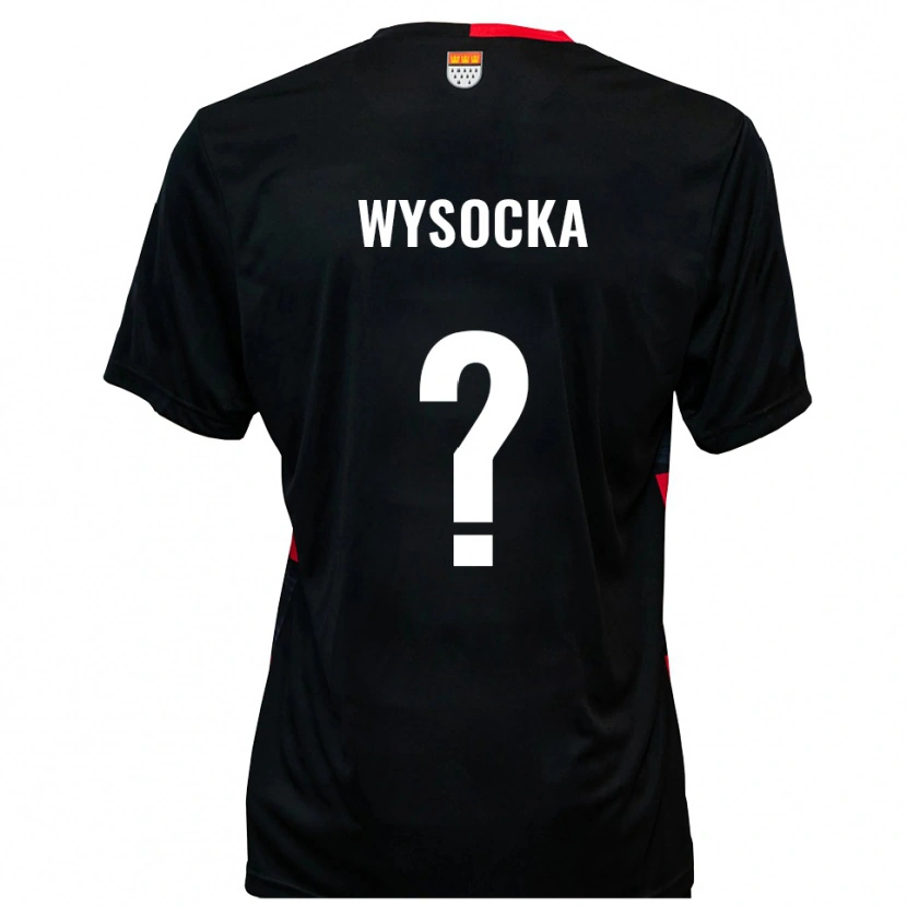 Danxen Män Amanda Wysocka #0 Svart Röd Hemmatröja Matchtröjor 2025/26 Tröjor T-Tröja