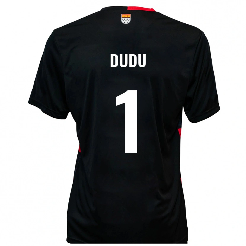 Danxen Män Dudu #1 Svart Röd Hemmatröja Matchtröjor 2025/26 Tröjor T-Tröja