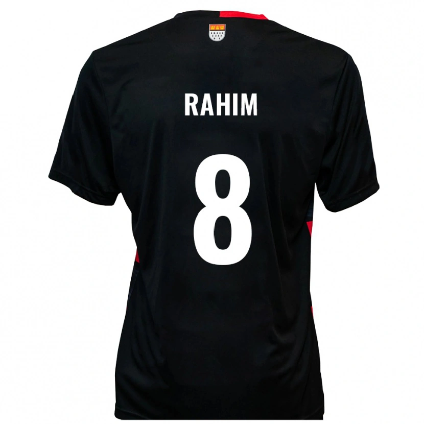 Danxen Män Pawel Rahim #8 Svart Röd Hemmatröja Matchtröjor 2025/26 Tröjor T-Tröja