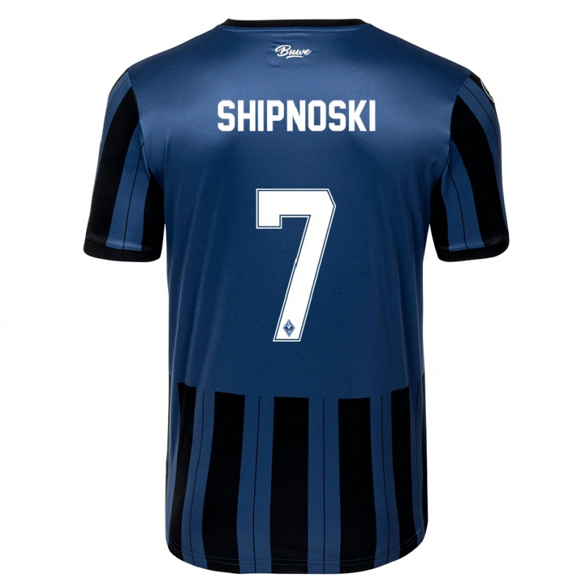 Danxen Män Nicklas Shipnoski #7 Blå Grå Svart Hemmatröja Matchtröjor 2025/26 Tröjor T-Tröja
