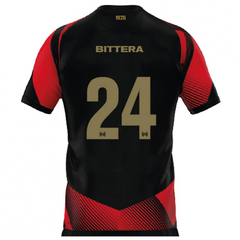 Danxen Män Buda Bittera #24 Svart Röd Hemmatröja Matchtröjor 2025/26 Tröjor T-Tröja