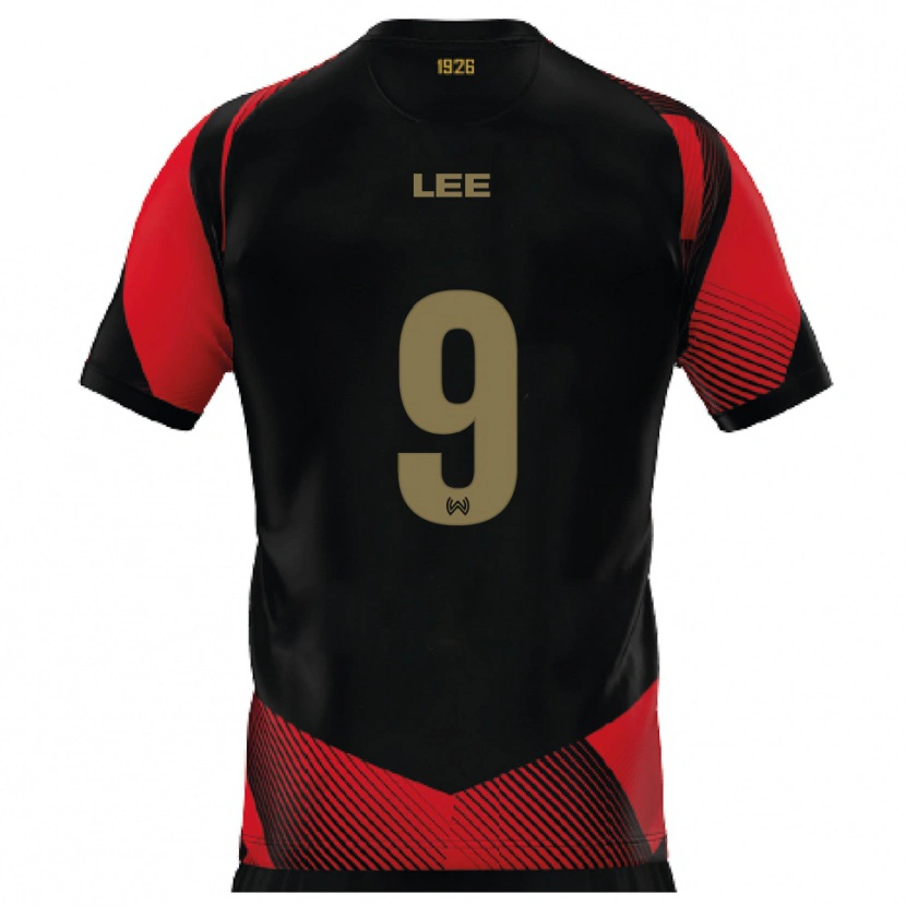 Danxen Män Seong-Hyun Lee #9 Svart Röd Hemmatröja Matchtröjor 2025/26 Tröjor T-Tröja
