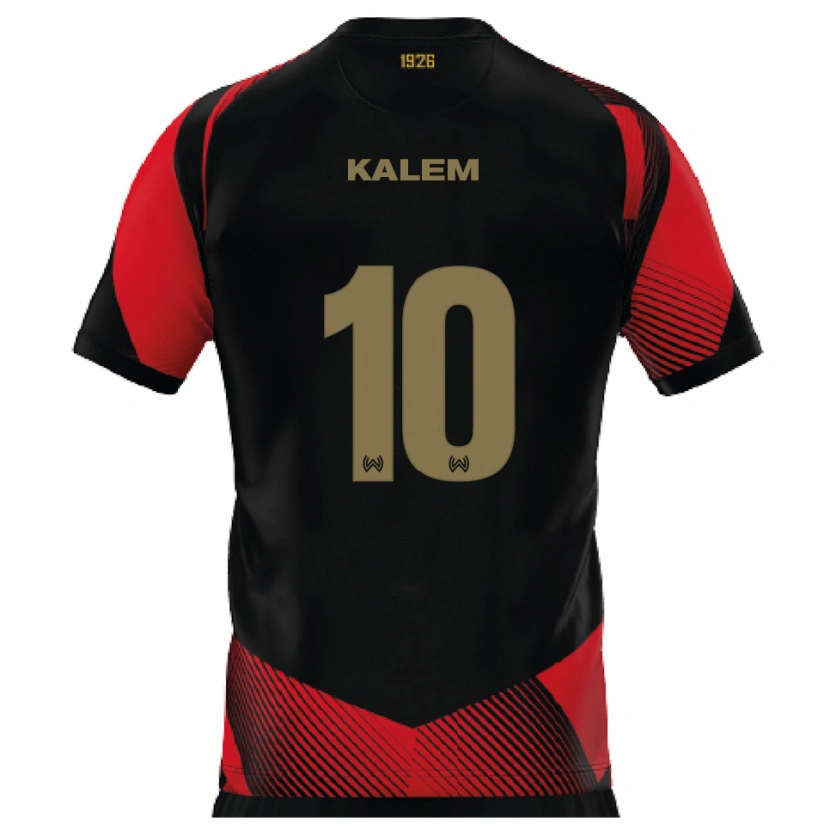 Danxen Män Robin Kalem #10 Svart Röd Hemmatröja Matchtröjor 2025/26 Tröjor T-Tröja