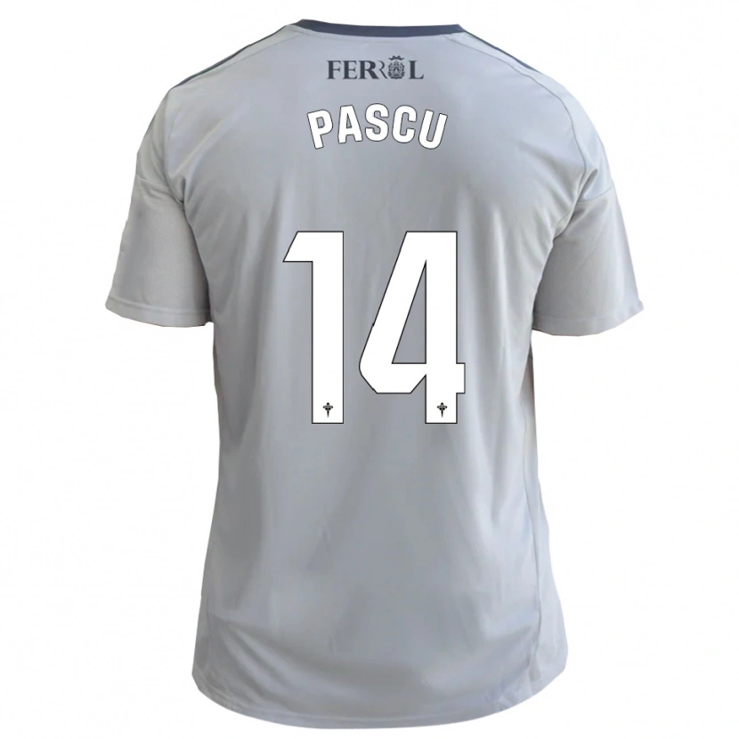 Danxen Män Pascu #14 Grå Silver Bortatröja Matchtröjor 2025/26 Tröjor T-Tröja