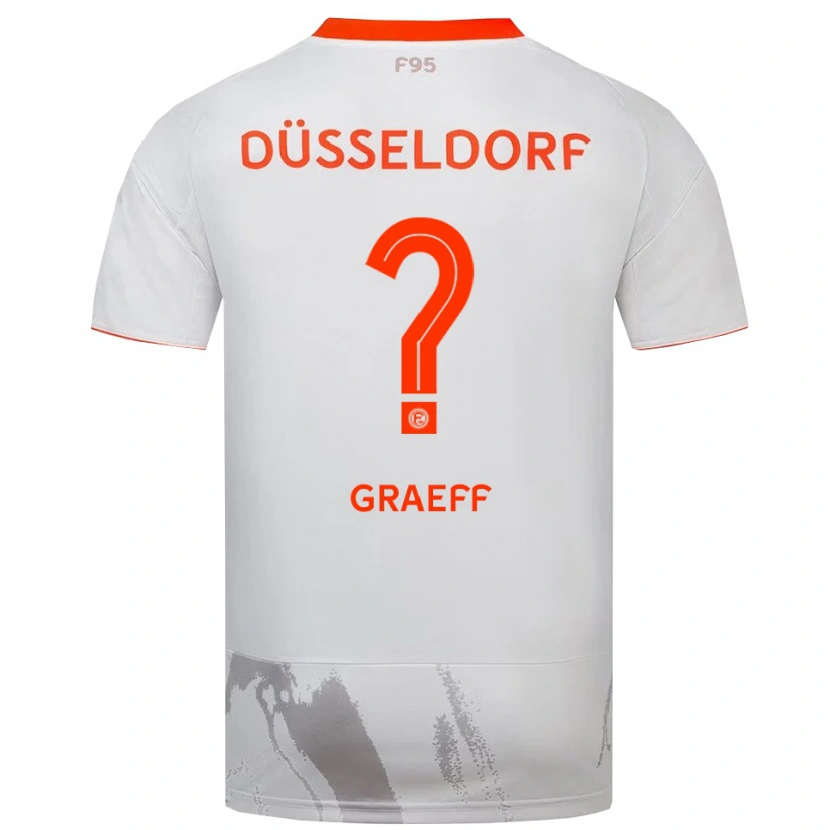 Danxen Män Jamain Graeff #0 Vit Orange Bortatröja Matchtröjor 2025/26 Tröjor T-Tröja