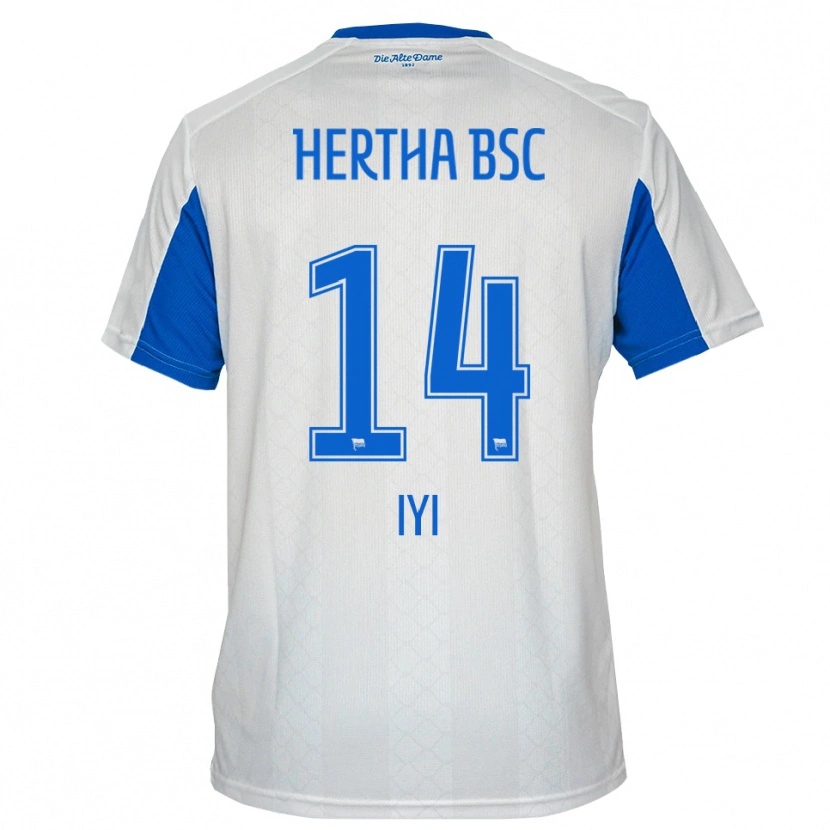 Danxen Män Aisosa Iyi #14 Vit Blå Bortatröja Matchtröjor 2025/26 Tröjor T-Tröja