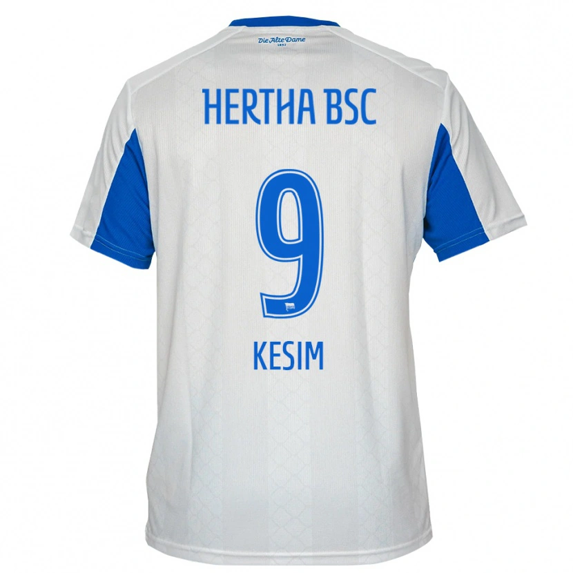 Danxen Män Timur Kesim #9 Vit Blå Bortatröja Matchtröjor 2025/26 Tröjor T-Tröja