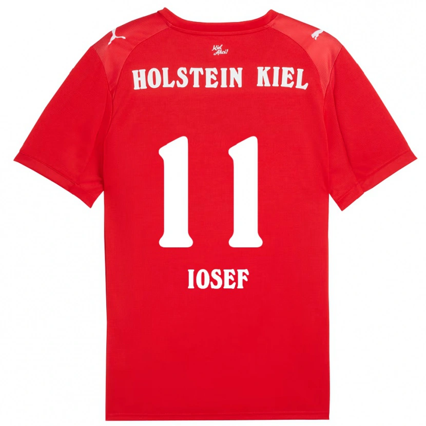 Danxen Män Mark Iosef #11 Röd Blå Bortatröja Matchtröjor 2025/26 Tröjor T-Tröja