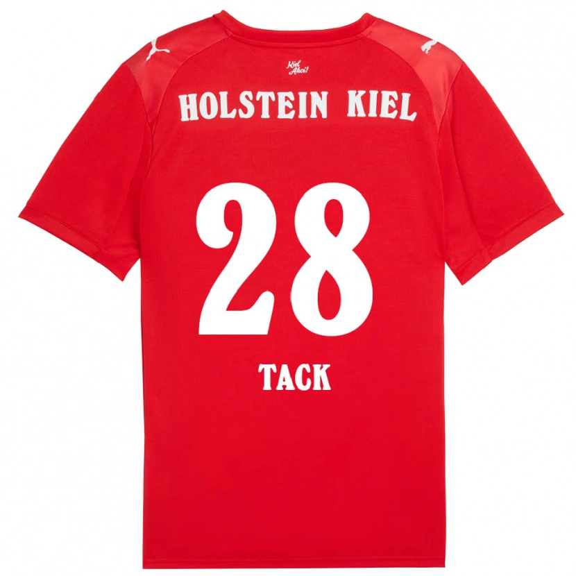 Danxen Män Kian Tack #28 Röd Blå Bortatröja Matchtröjor 2025/26 Tröjor T-Tröja