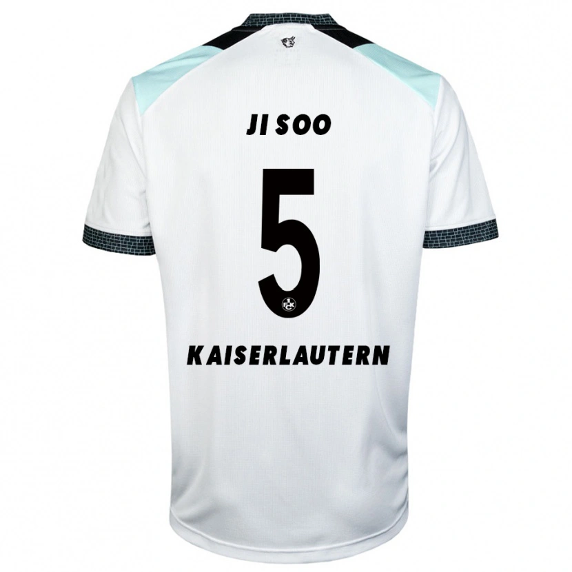 Danxen Män Ji-Soo Kim #5 Vit Svart Bortatröja Matchtröjor 2025/26 Tröjor T-Tröja