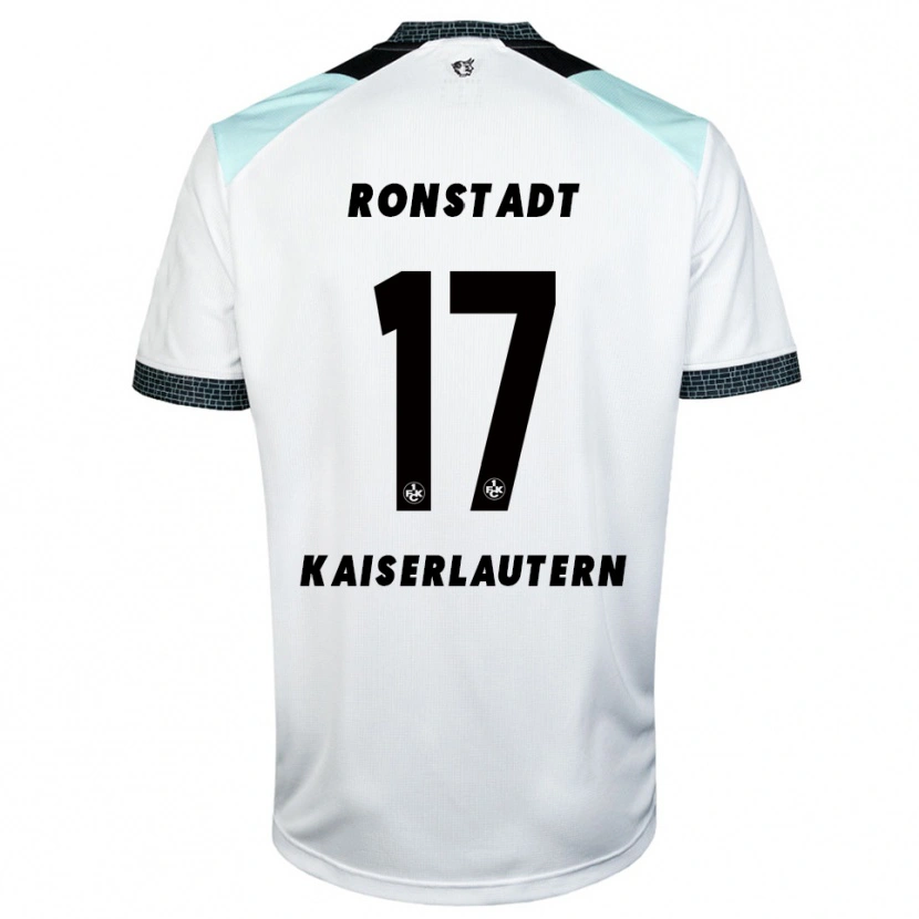 Danxen Män Frank Ronstadt #17 Vit Svart Bortatröja Matchtröjor 2025/26 Tröjor T-Tröja