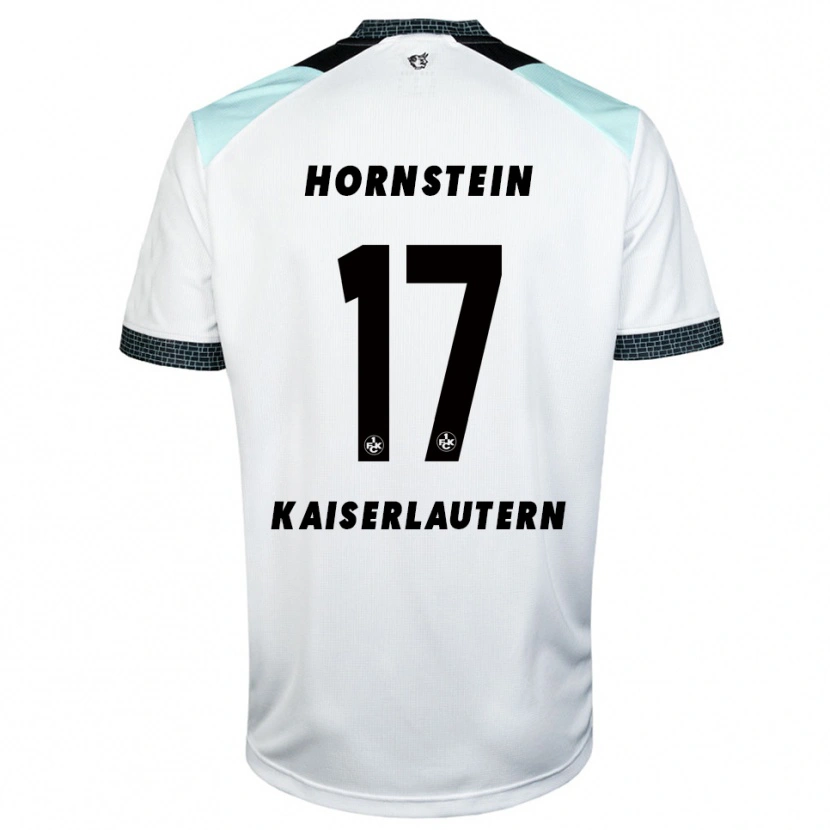 Danxen Män Joel Hornstein #17 Vit Svart Bortatröja Matchtröjor 2025/26 Tröjor T-Tröja