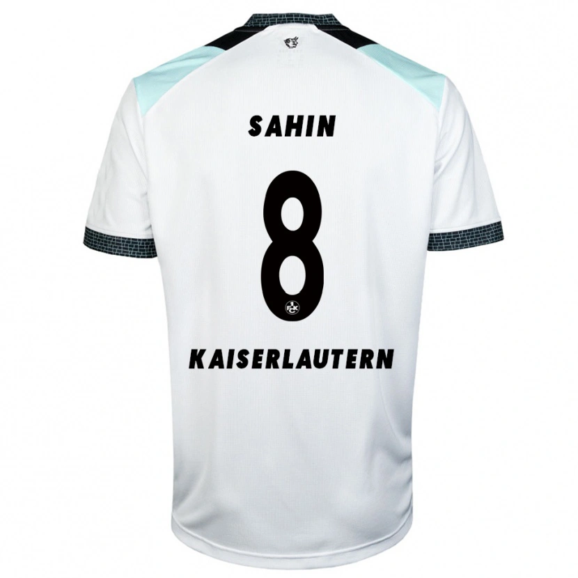 Danxen Män Semih Sahin #8 Vit Svart Bortatröja Matchtröjor 2025/26 Tröjor T-Tröja