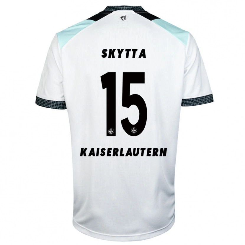 Danxen Män Naatan Skyttä #15 Vit Svart Bortatröja Matchtröjor 2025/26 Tröjor T-Tröja