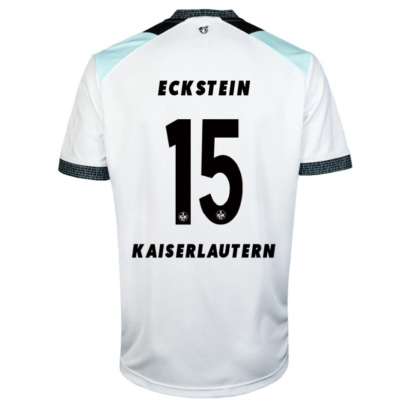 Danxen Män Tanyel Eckstein #15 Vit Svart Bortatröja Matchtröjor 2025/26 Tröjor T-Tröja