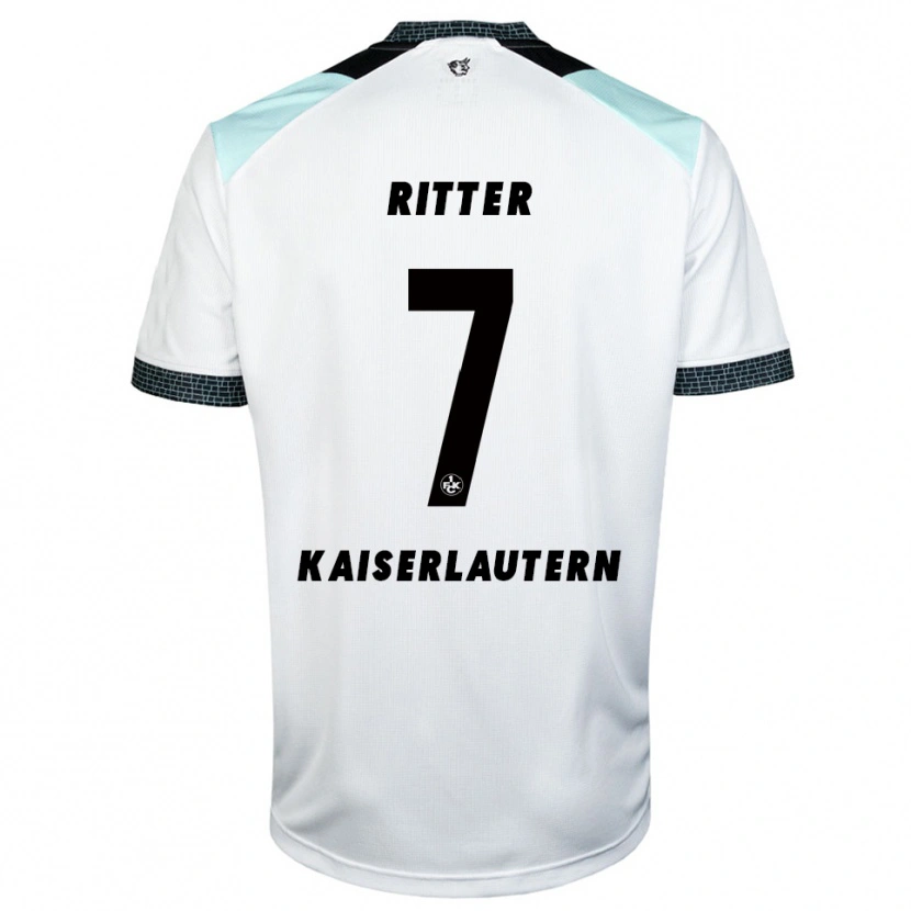 Danxen Män Marlon Ritter #7 Vit Svart Bortatröja Matchtröjor 2025/26 Tröjor T-Tröja