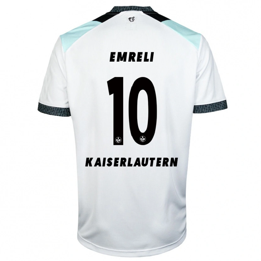Danxen Män Mahir Emreli #10 Vit Svart Bortatröja Matchtröjor 2025/26 Tröjor T-Tröja