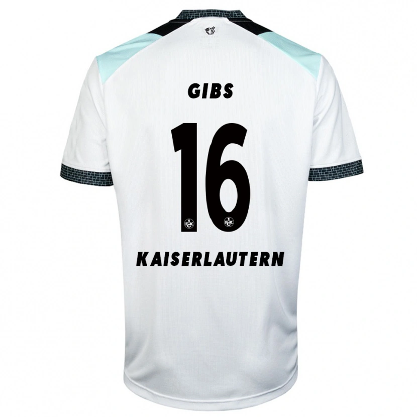 Danxen Män Owen Gibs #16 Vit Svart Bortatröja Matchtröjor 2025/26 Tröjor T-Tröja