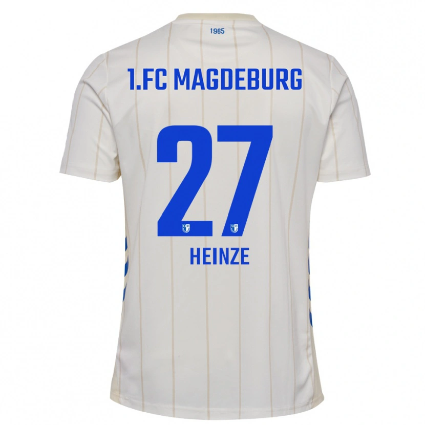 Danxen Män Vanessa Heinze #27 Vit Blå Bortatröja Matchtröjor 2025/26 Tröjor T-Tröja